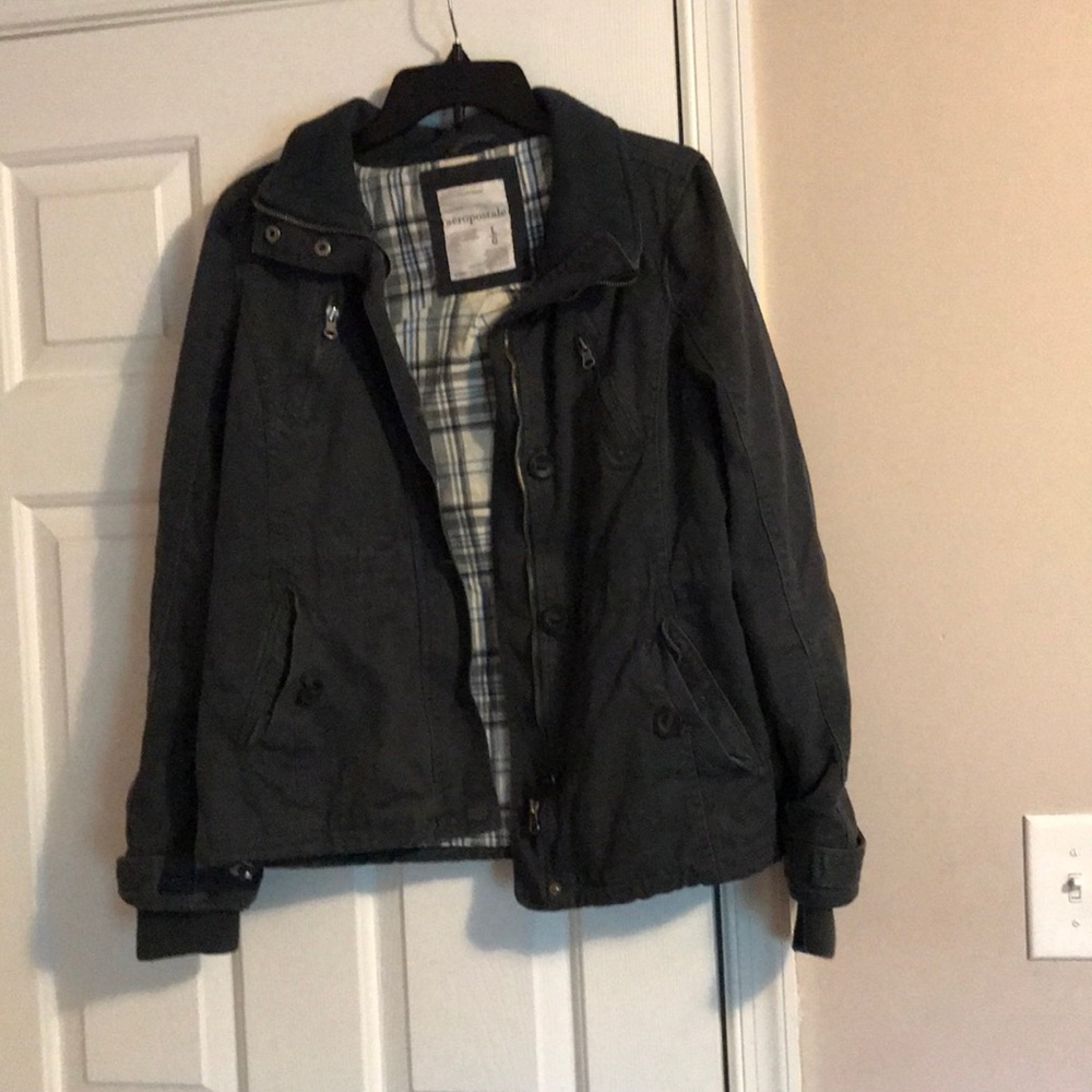Grey winter coat